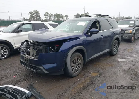 2022 Nissan Pathfinder Sv 4Wd from USA, damaged, VIN 5N1DR3BC6NC245595